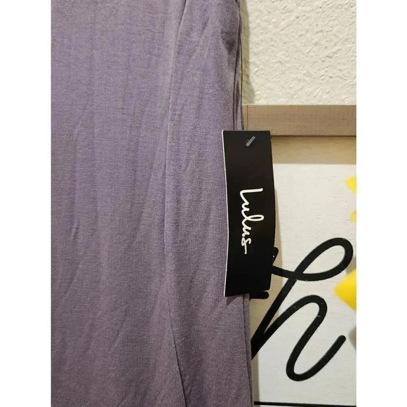 Lulus Purple Tank Dress Pockets Maxi Womens Size Medium NWT. - Picture 3 of 7